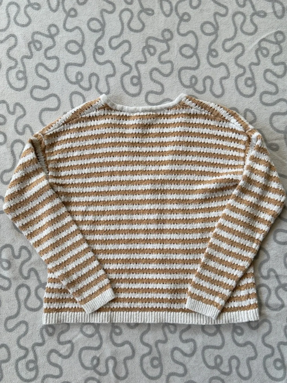 Madewell Open-Stitch Cardigan Sweater in Stripe - Picture 2 of 7